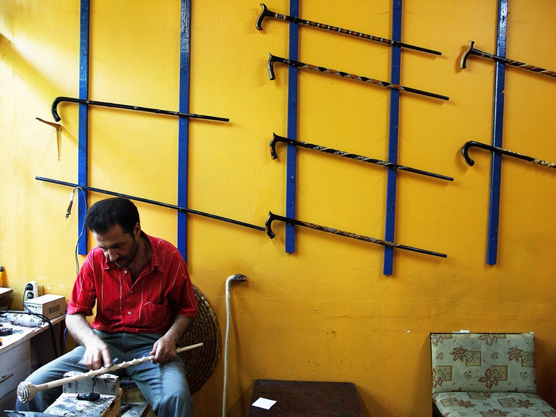 163 - A CANE MAKER - TURKMEN S.BELKIS - turkey.jpg